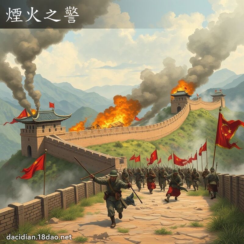 烟火之警 - 国语大辞典配图