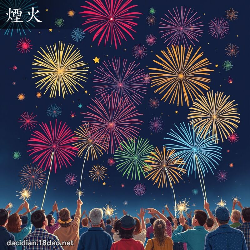 煙火 - 國語大辭典配圖