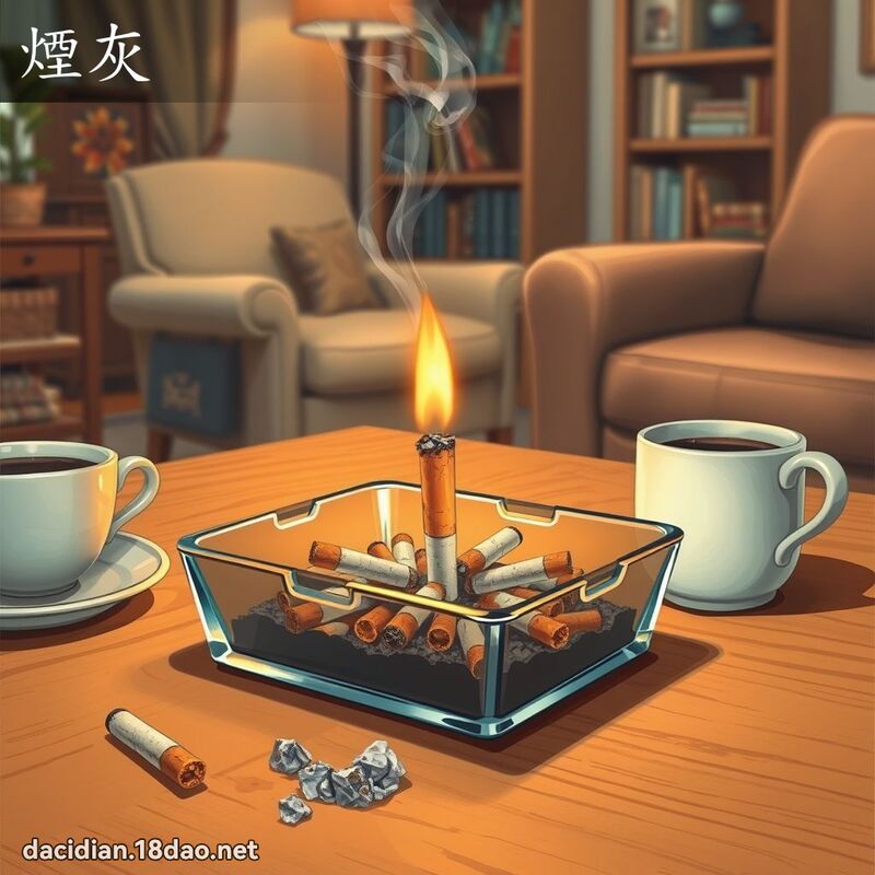 烟灰 - 国语大辞典配图