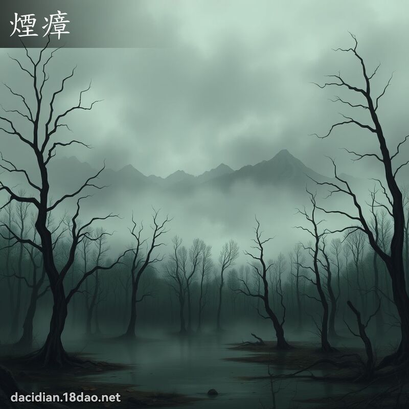 煙瘴 - 國語大辭典配圖