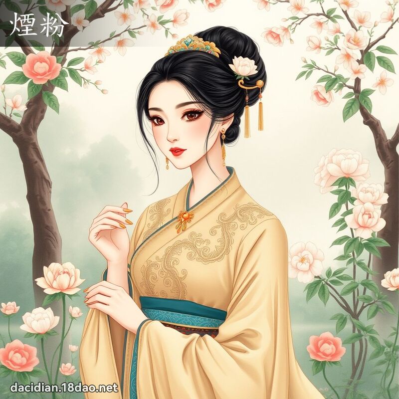 烟粉 - 国语大辞典配图