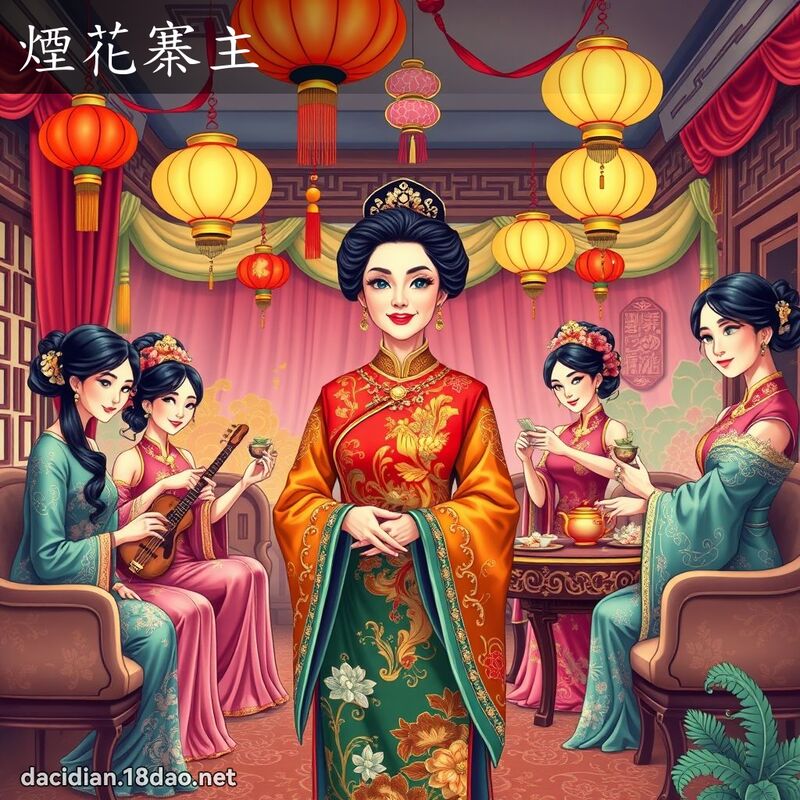烟花寨主 - 国语大辞典配图