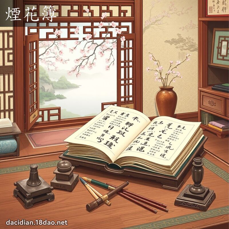 烟花簿 - 国语大辞典配图