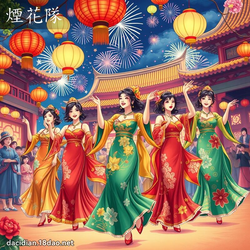 烟花队 - 国语大辞典配图