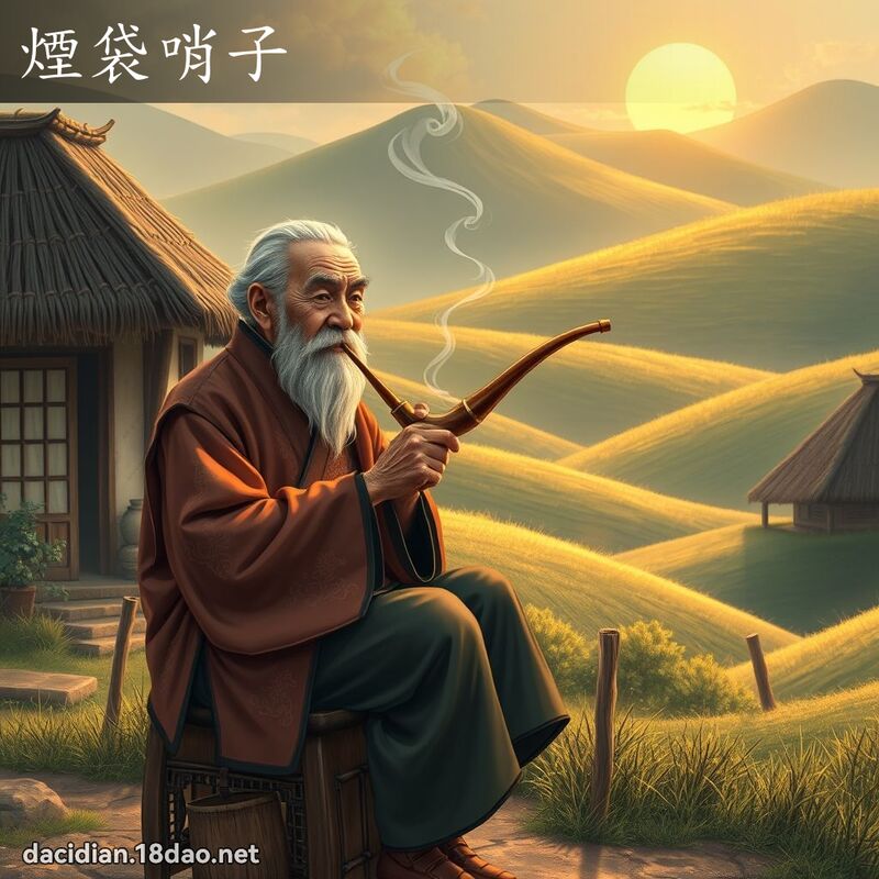 烟袋哨子 - 国语大辞典配图