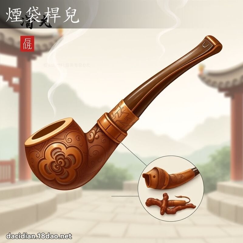 煙袋桿兒 - 國語大辭典配圖