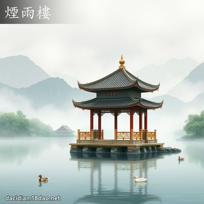 烟雨楼 - 国语大辞典配图