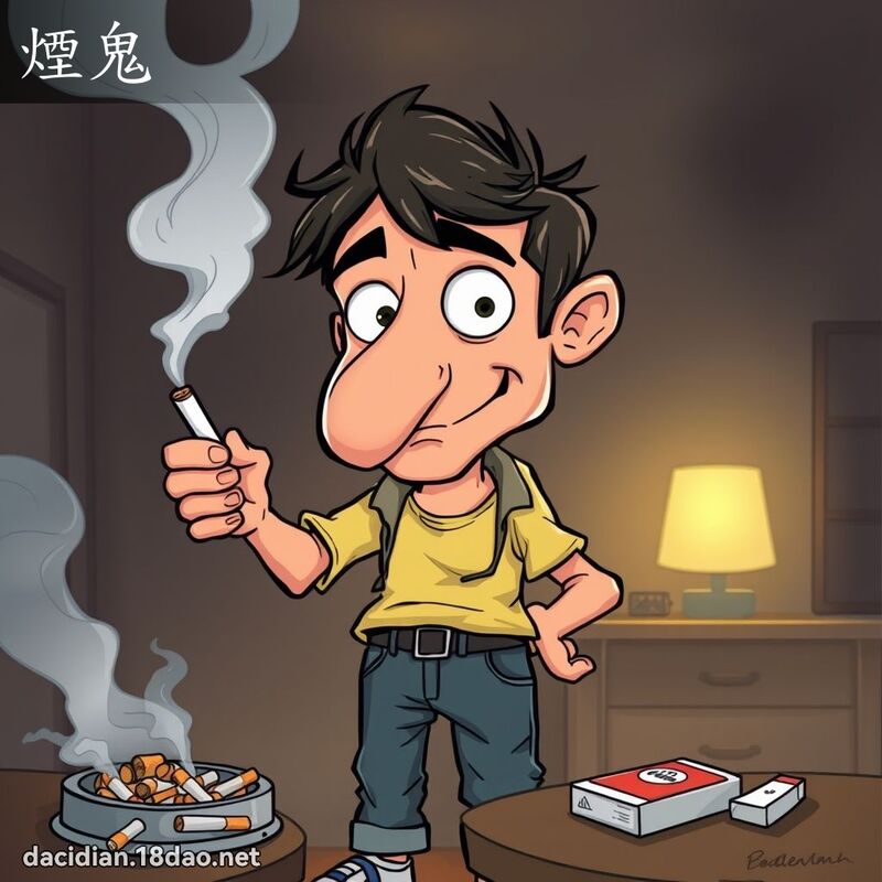 煙鬼 - 國語大辭典配圖