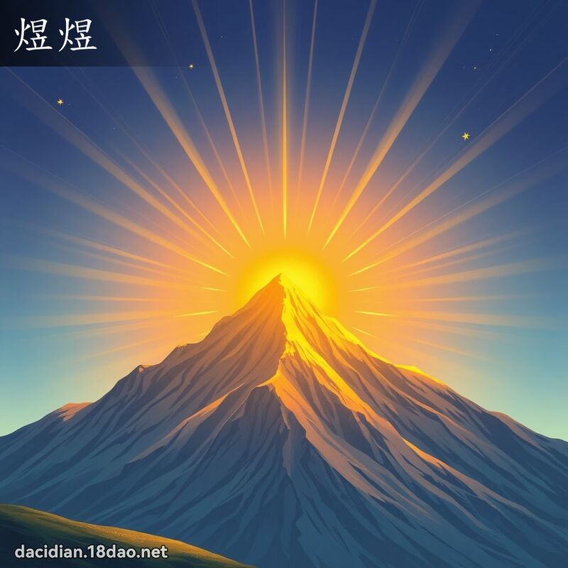 煜煜 - 国语大辞典配图