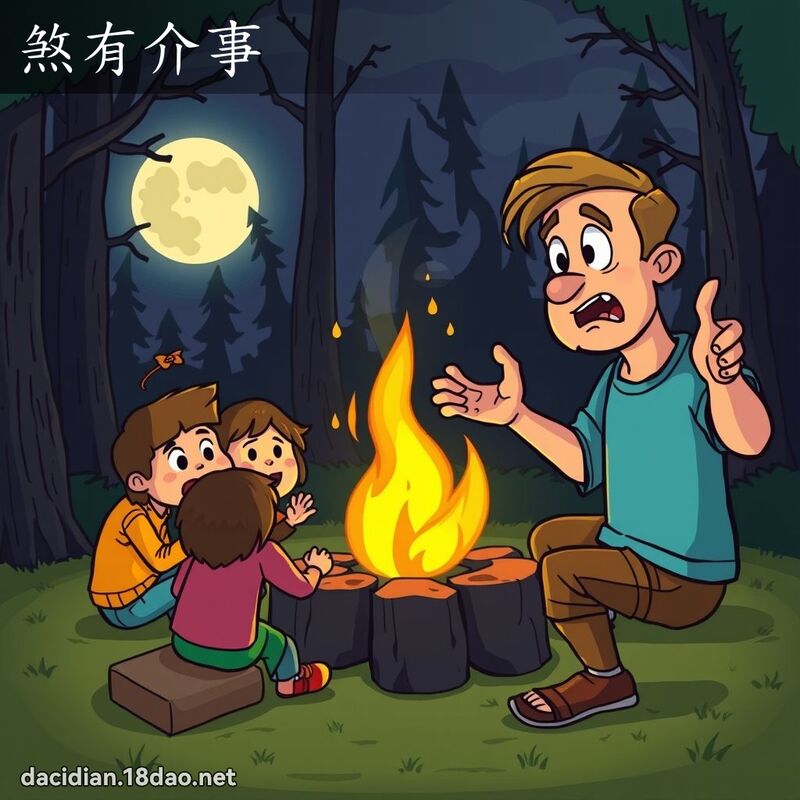 煞有介事 - 國語大辭典配圖