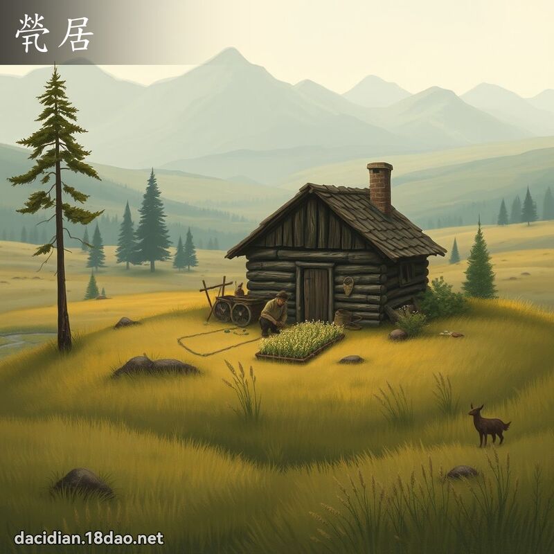 煢居 - 国语大辞典配图