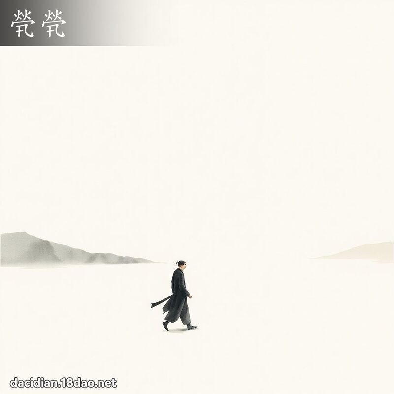 煢煢 - 國語大辭典配圖