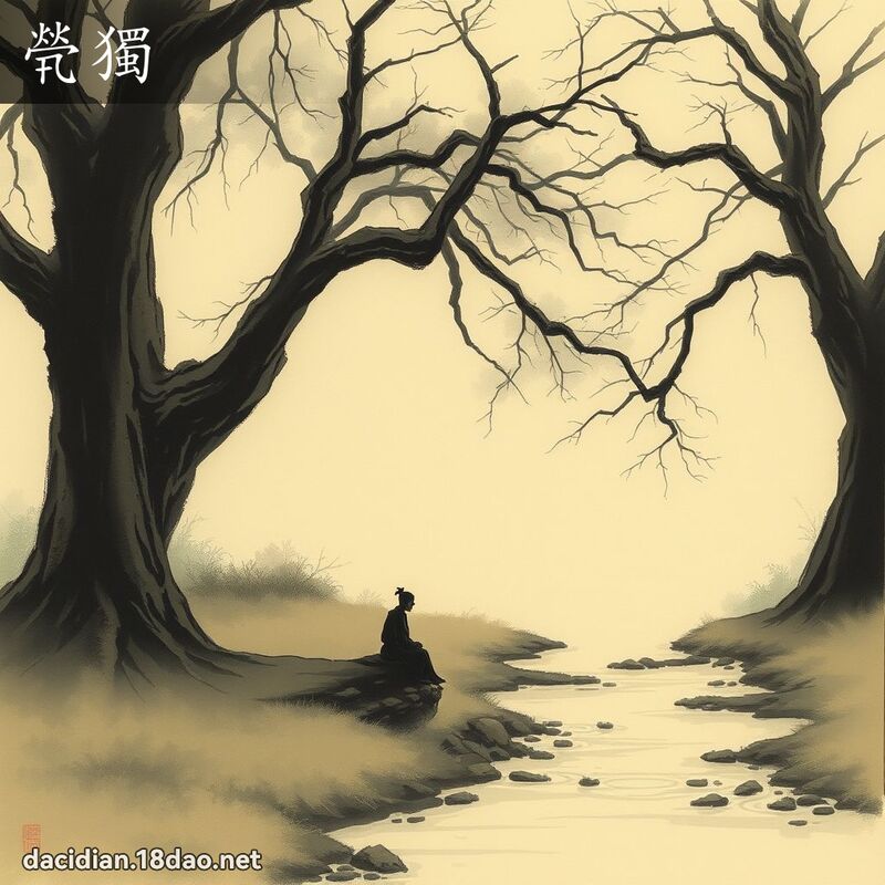 煢獨 - 國語大辭典配圖