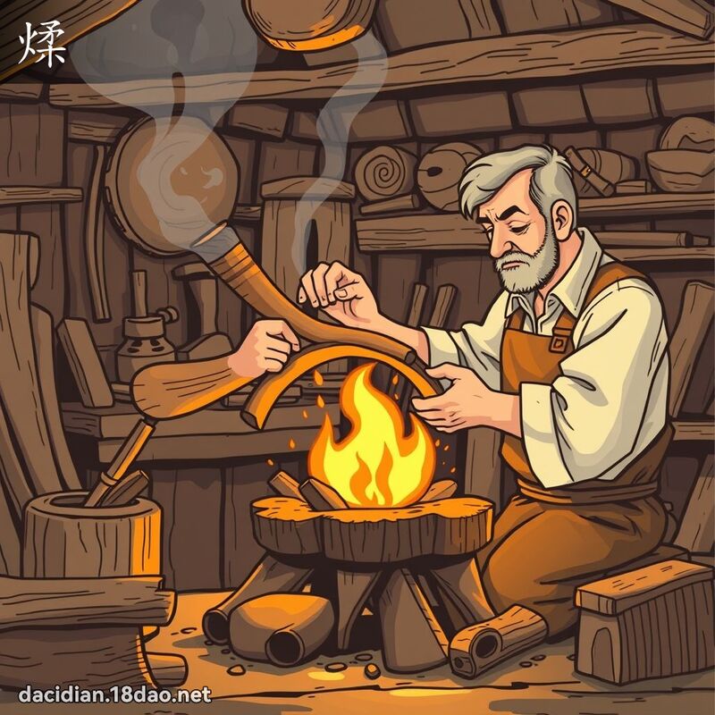 煣 - 国语大辞典配图