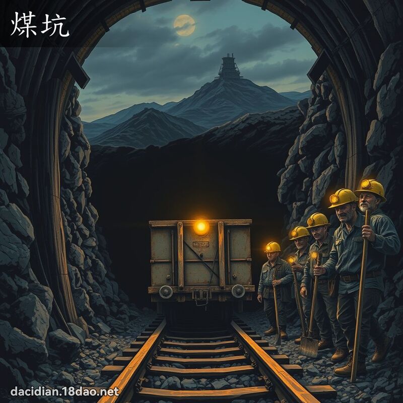 煤坑 - 国语大辞典配图