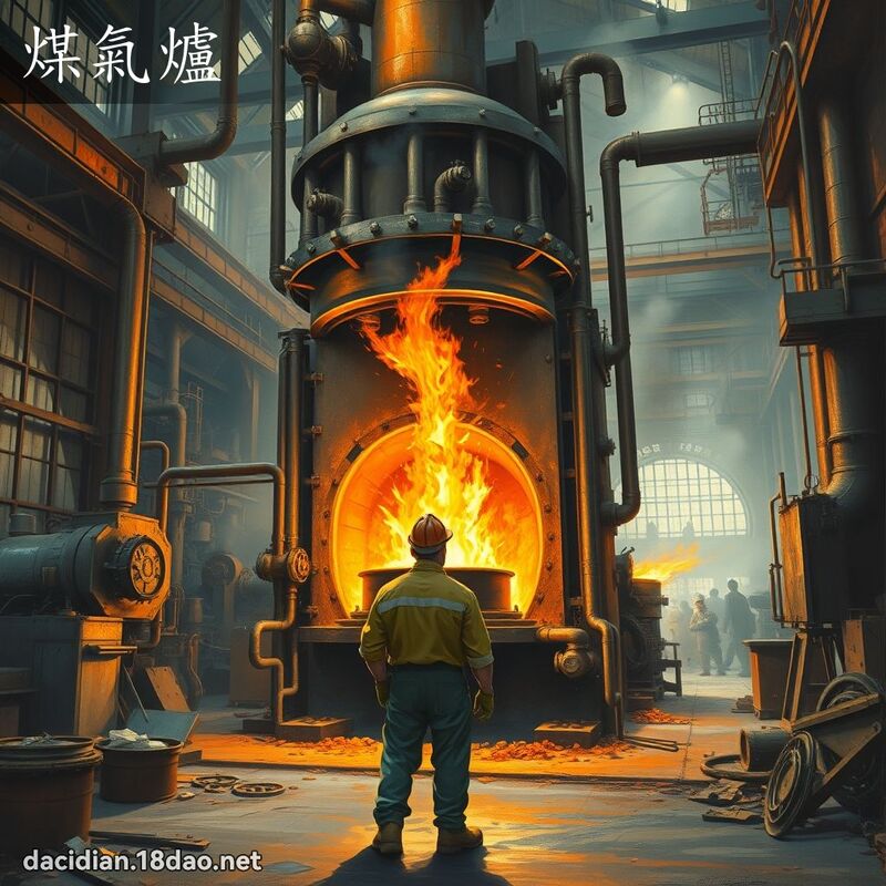 煤氣爐 - 國語大辭典配圖