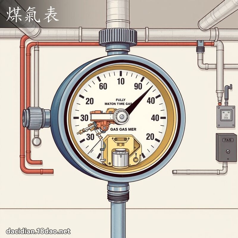 煤气表 - 国语大辞典配图