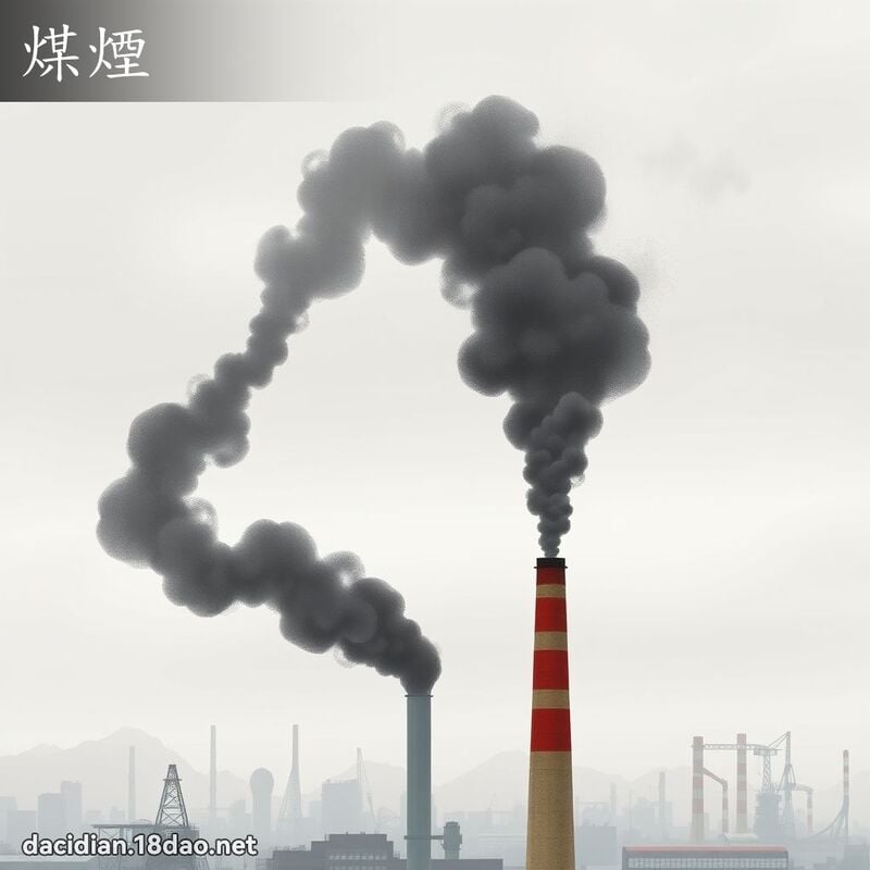 煤烟 - 国语大辞典配图