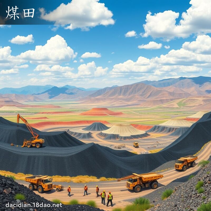 煤田 - 國語大辭典配圖
