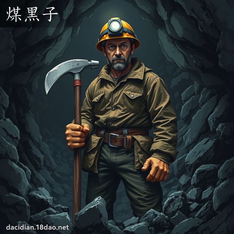 煤黑子 - 国语大辞典配图
