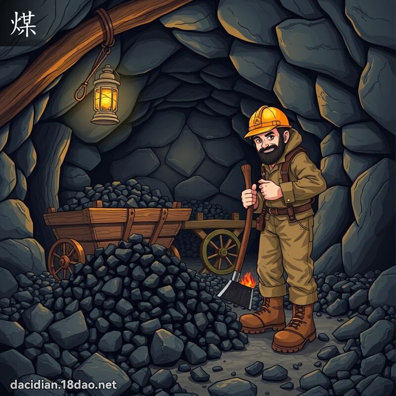 煤 - 國語大辭典配圖