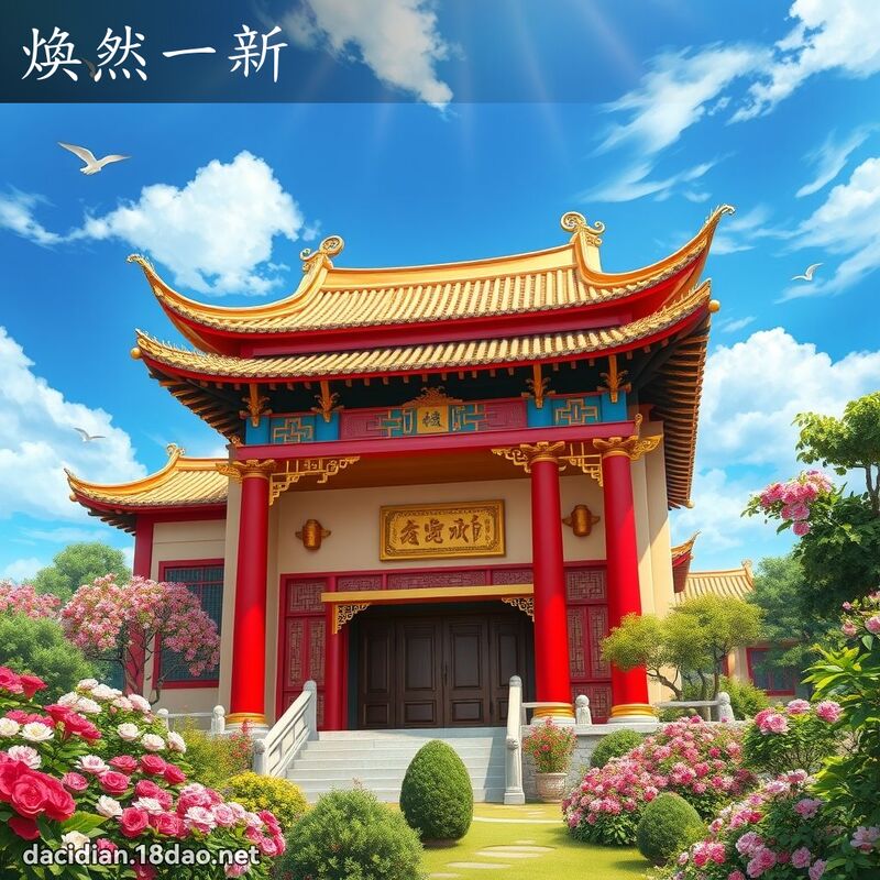 焕然一新 - 国语大辞典配图
