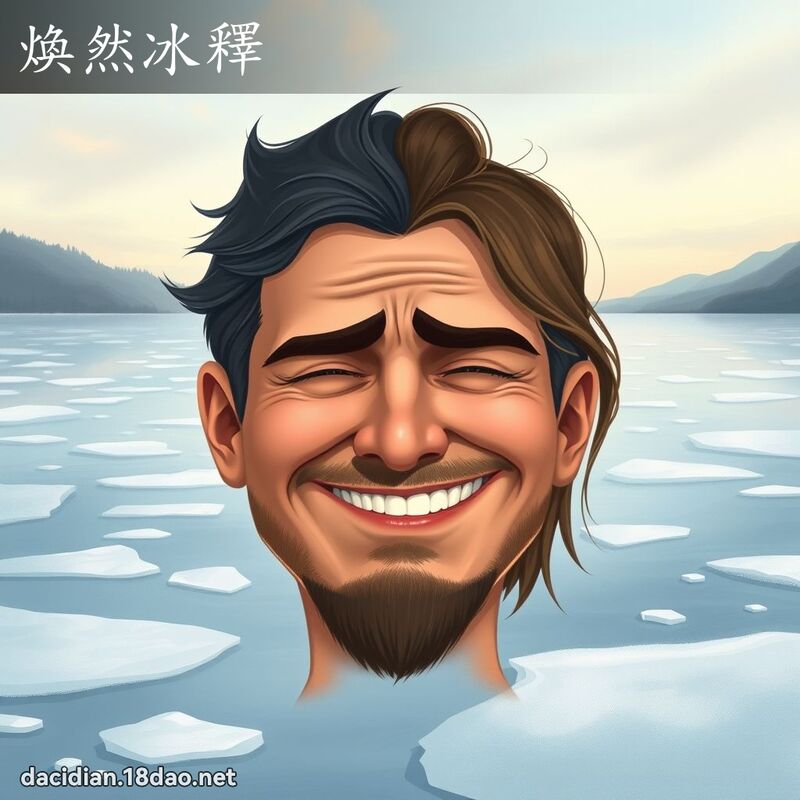 煥然冰釋 - 國語大辭典配圖