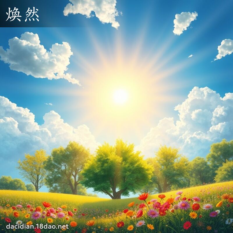焕然 - 国语大辞典配图