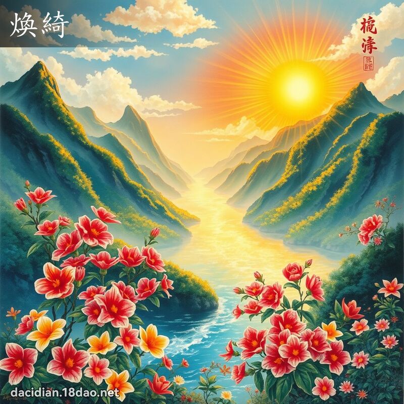 焕綺 - 国语大辞典配图