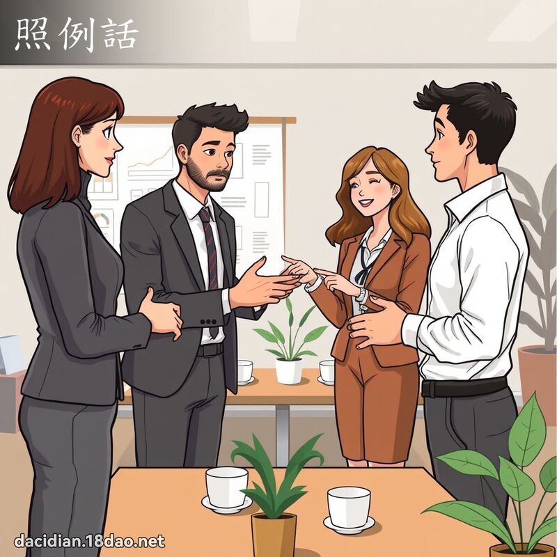 照例话 - 国语大辞典配图