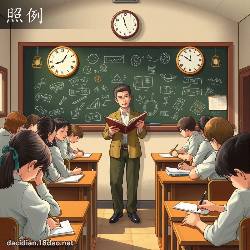 照例 - 國語大辭典配圖