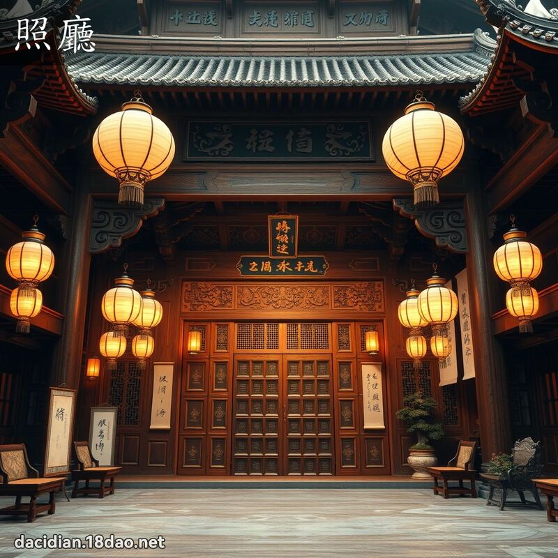 照厅 - 国语大辞典配图