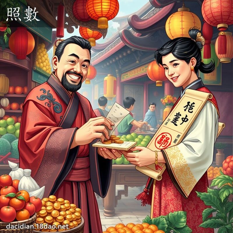 照数 - 国语大辞典配图