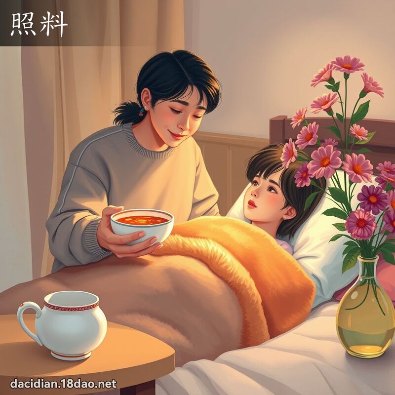 照料 - 国语大辞典配图