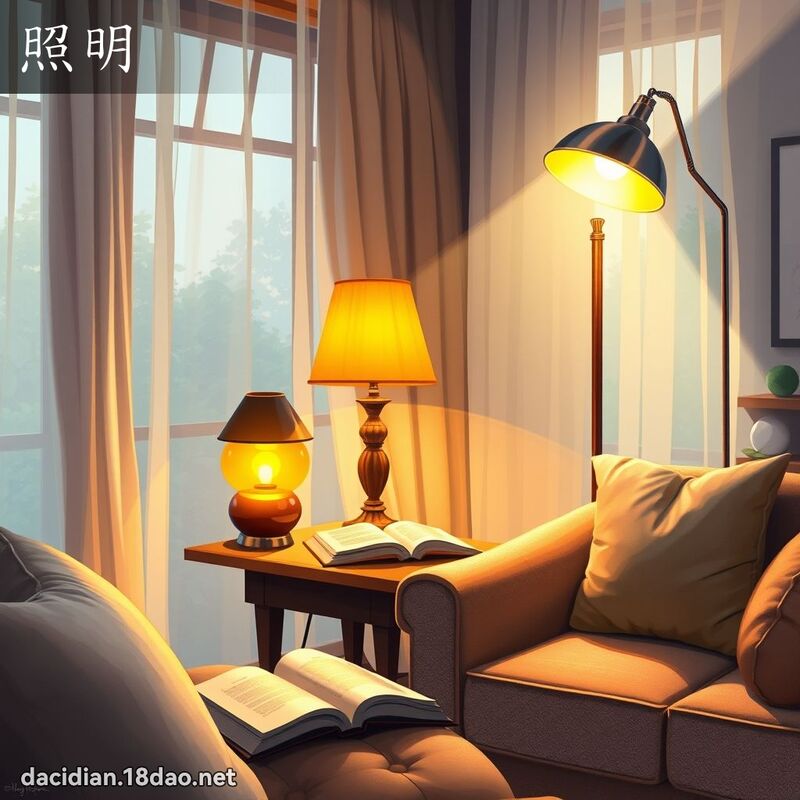 照明 - 國語大辭典配圖