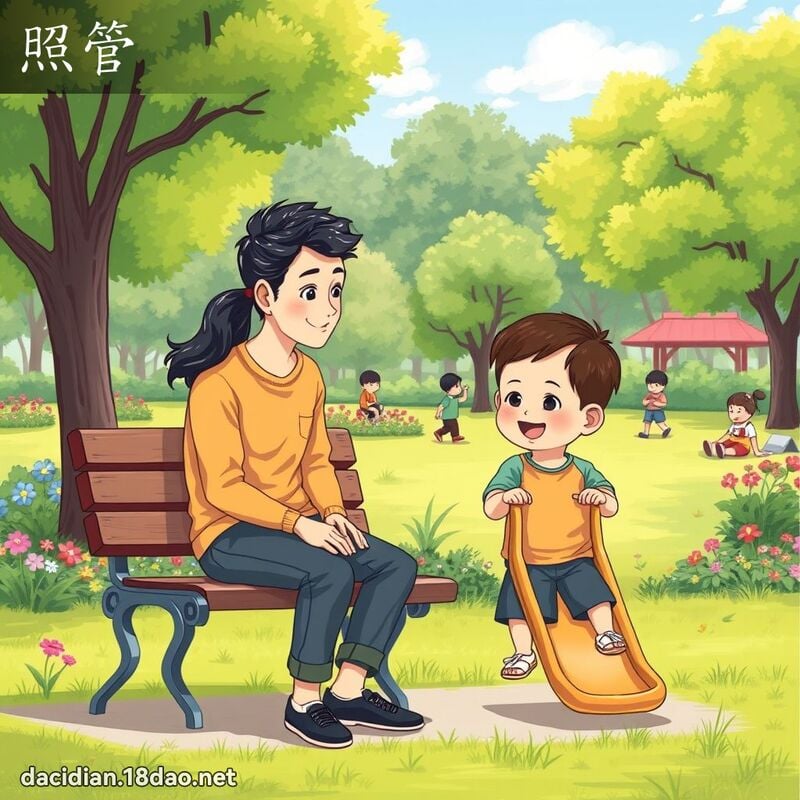 照管 - 國語大辭典配圖