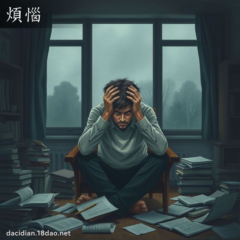 煩惱 - 國語大辭典配圖