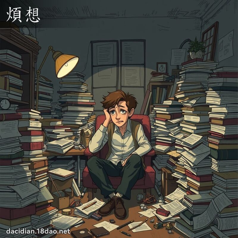 煩想 - 國語大辭典配圖