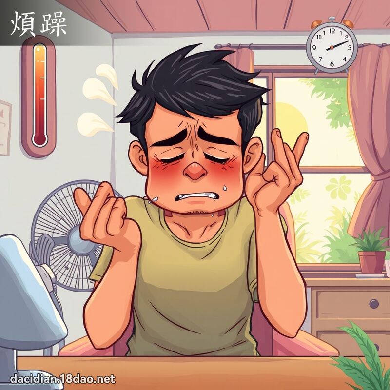 烦躁 - 国语大辞典配图