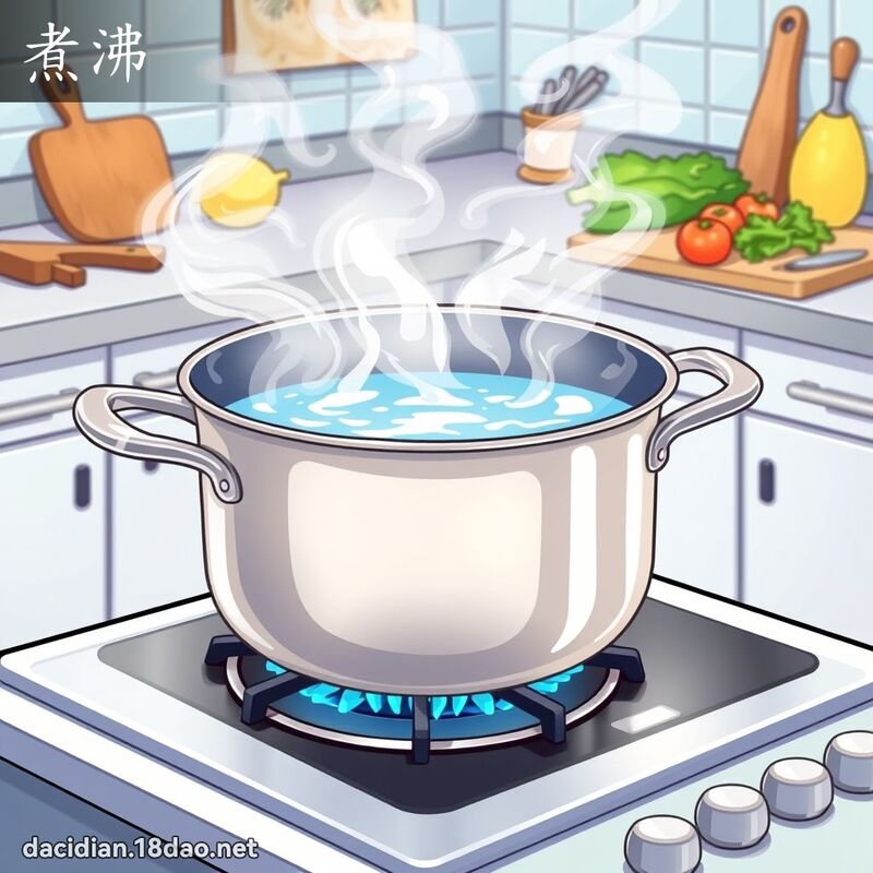 煮沸 - 国语大辞典配图
