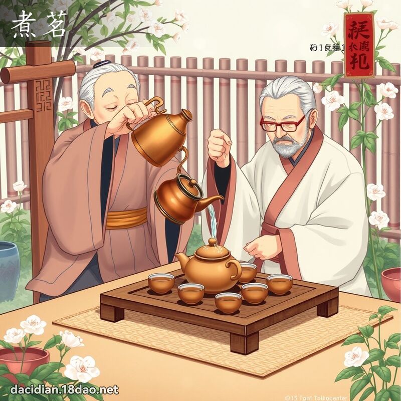 煮茗 - 国语大辞典配图