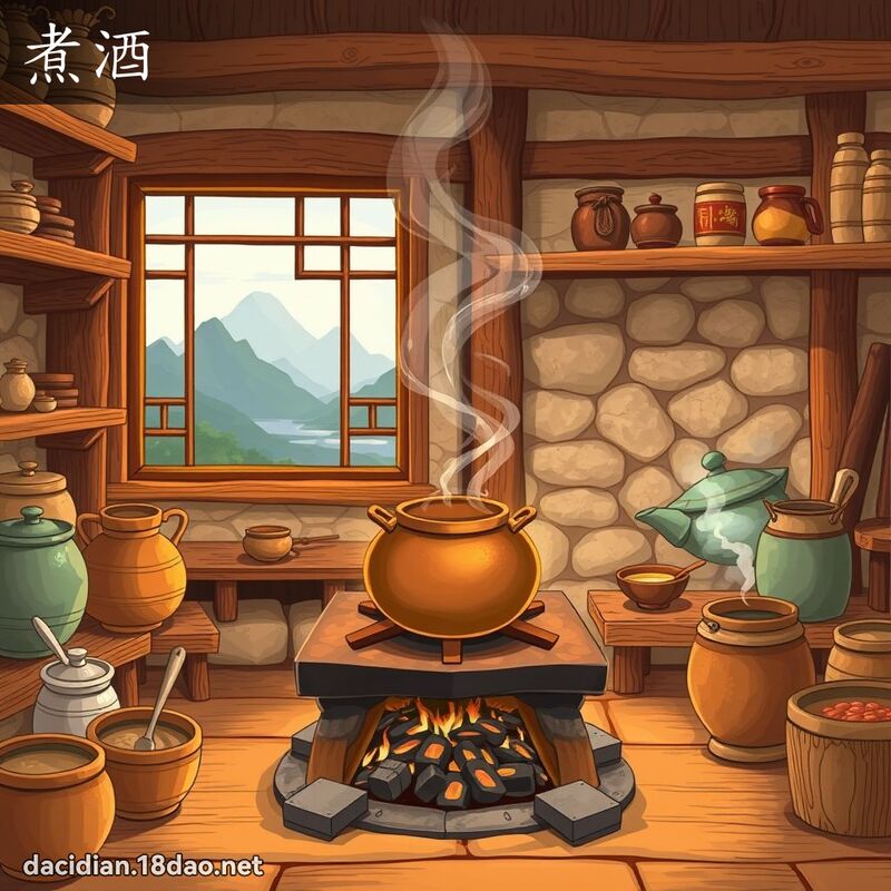 煮酒 - 国语大辞典配图