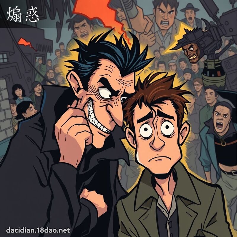 煽惑 - 国语大辞典配图