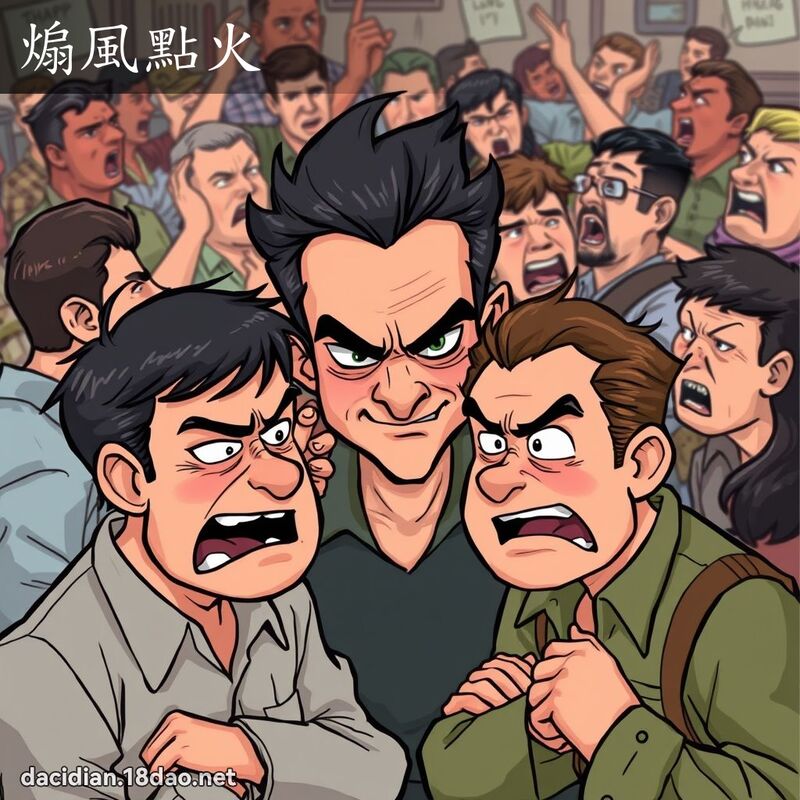 煽风点火 - 国语大辞典配图