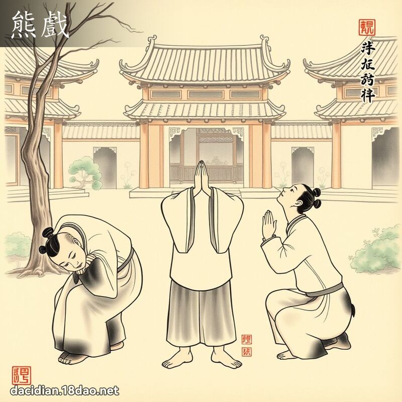 熊戲 - 國語大辭典配圖