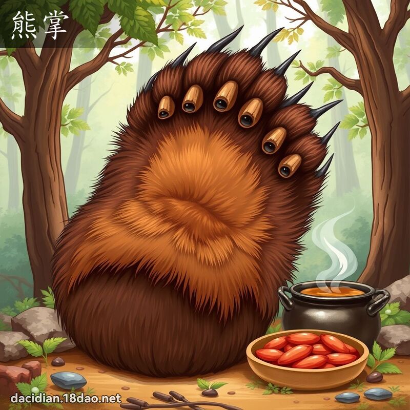 熊掌 - 國語大辭典配圖
