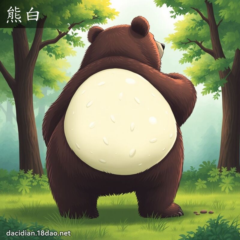 熊白 - 國語大辭典配圖