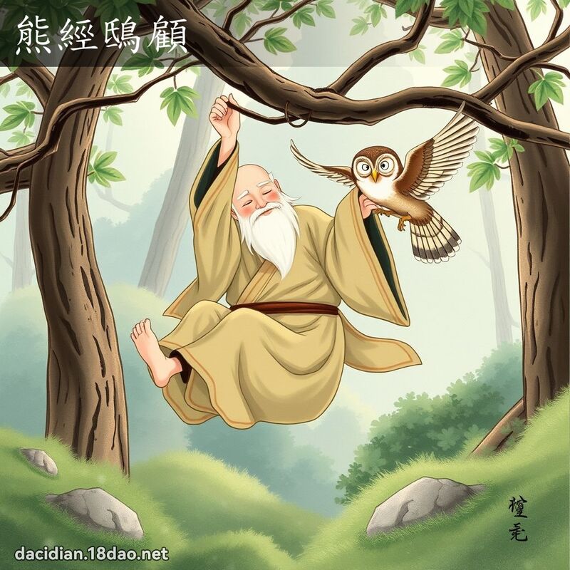 熊经鴟顾 - 国语大辞典配图