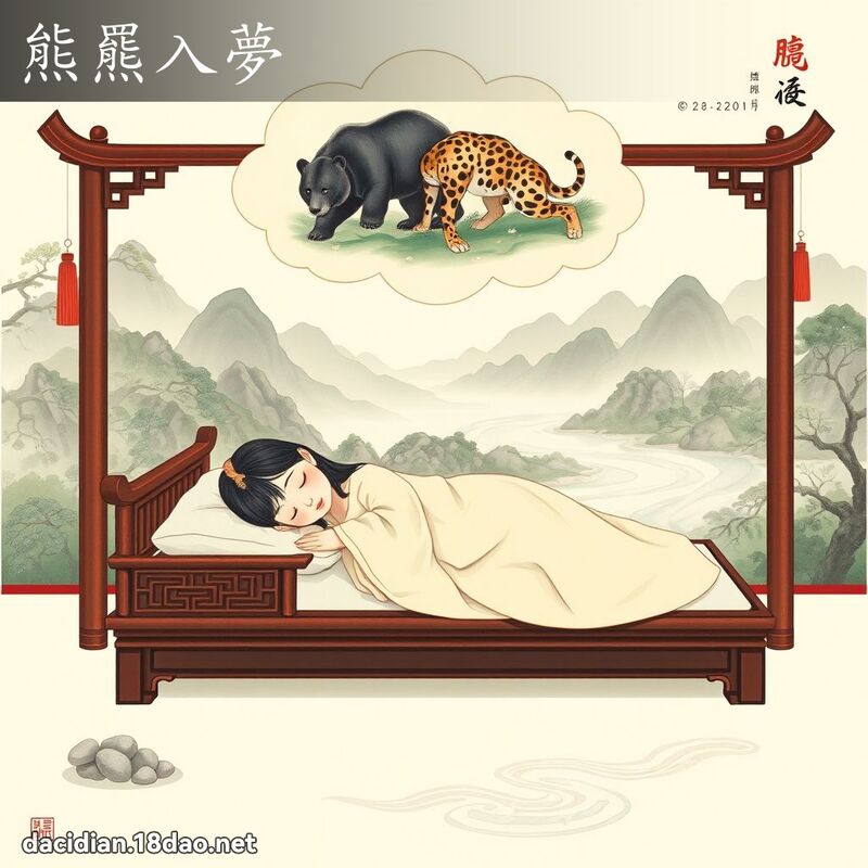熊羆入梦 - 国语大辞典配图