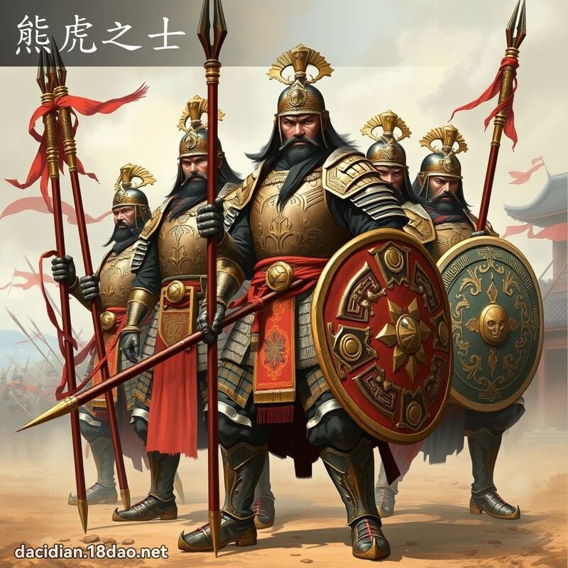 熊虎之士 - 国语大辞典配图
